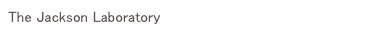 The Jackson Laboratory
